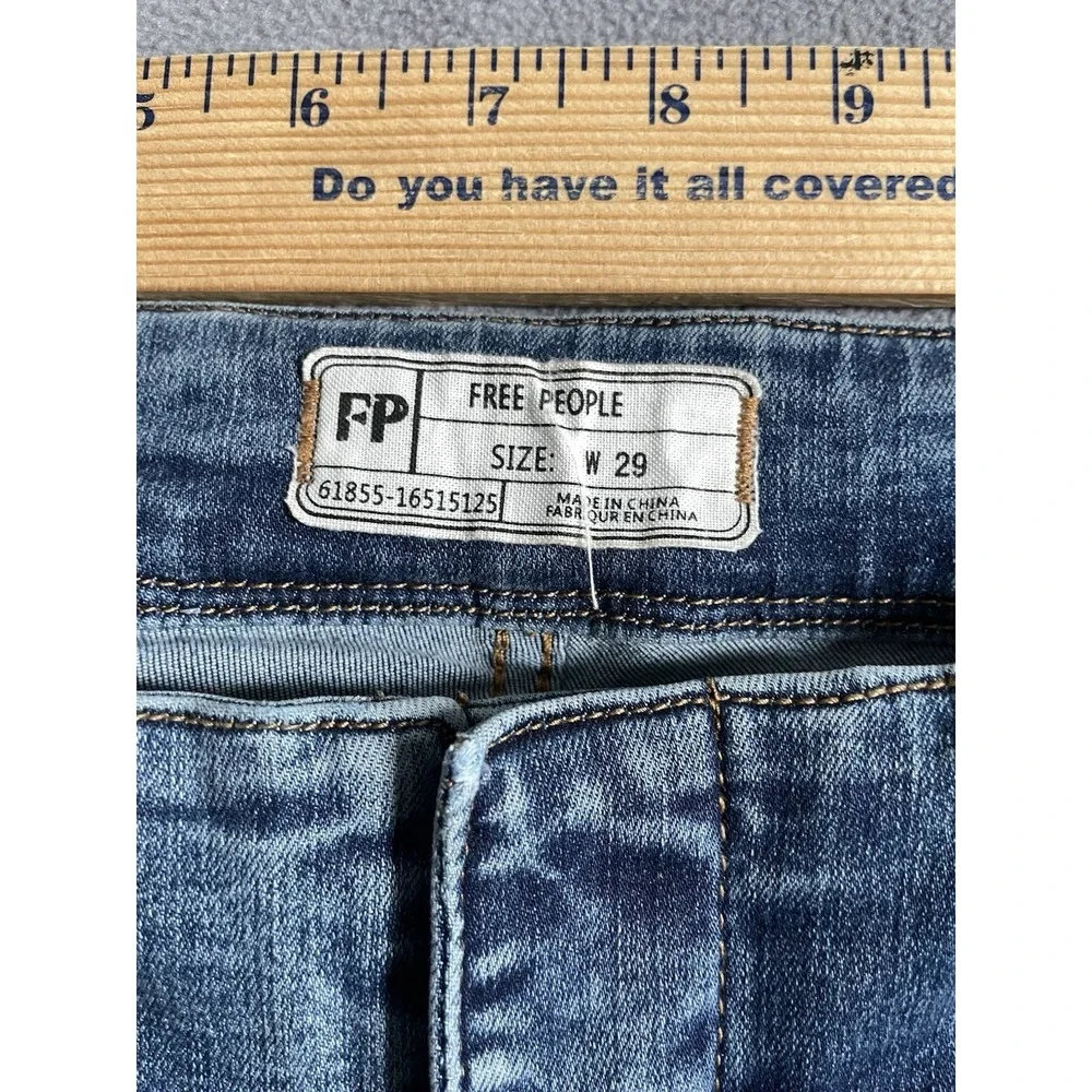 Free People We the Free Dawn Blue Flair Jeans New! 29x31‎ Stretch